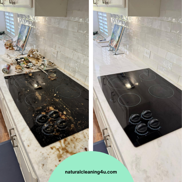 kitchen cleaning before and after