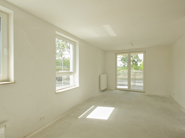 post construction cleaning room
